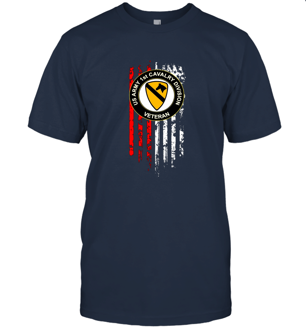PROUDAD Men's US Army Veteran 1st Cavalry Division Unisex T-Shirt