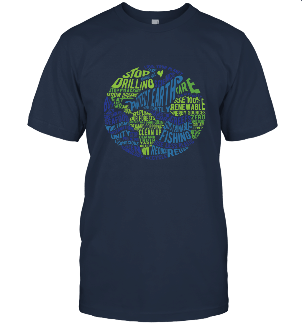 Protect Earth Word Bubble Unisex T-Shirt