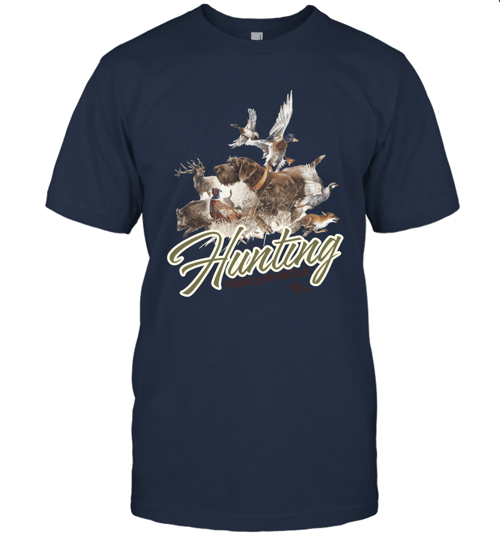 Pudelpointer Hunting Dog Tshirt Unisex T-Shirt