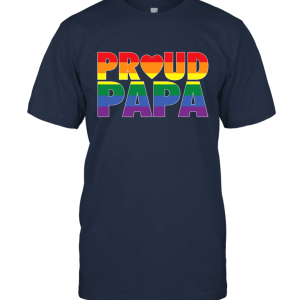 Proud papa lgbt Unisex T-Shirt