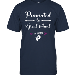 Promoted to Great Aunt Est 2019 New Great Auntie To Be Shirt Unisex T-Shirt