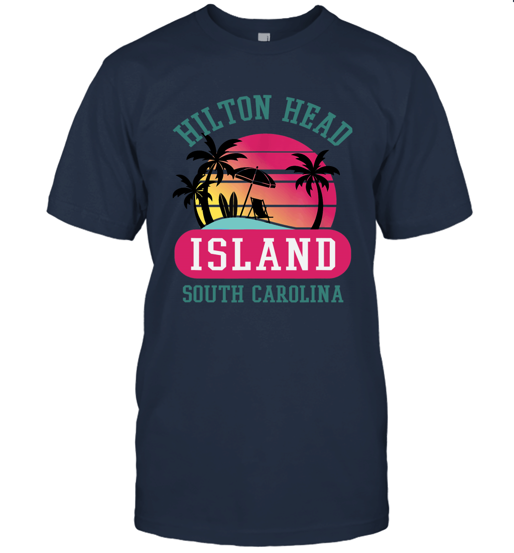 Retro Cool Hilton Head Island SC Beach Souvenir Tshirt Unisex T-Shirt