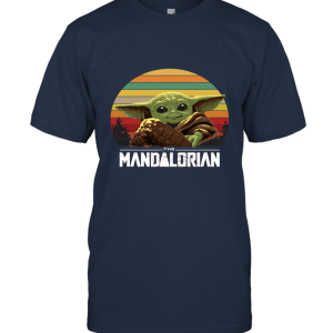 Retro The Mandalorian Retro Baby Yoda Christmas Merry Xmas Retro Unisex T-Shirt