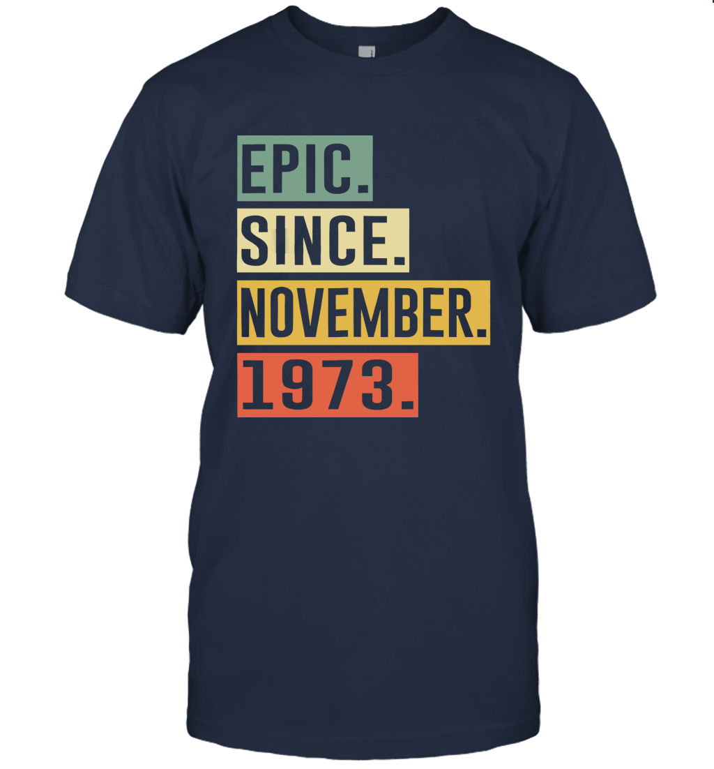 Retro 45th Birthday Epic Since November 1973 Unisex T-Shirt
