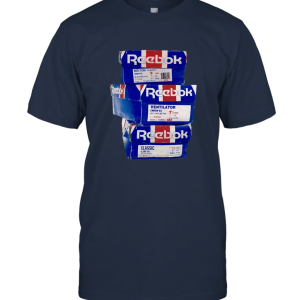 Reebok Men's Grey Shoebox Unisex T-Shirt