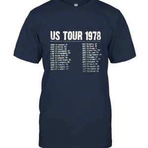 Rolling Stones RETRO USA 1978 TOUR  back Unisex T-Shirt