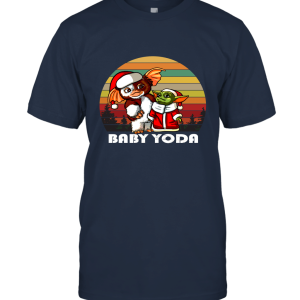 Retro Kawaii Mandalorian Retro Baby Yoda Christmas Merry Xmas Retro Funny Unisex T-Shirt