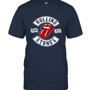 Rolling Stones RETRO USA 1978 TOUR  font Unisex T-Shirt