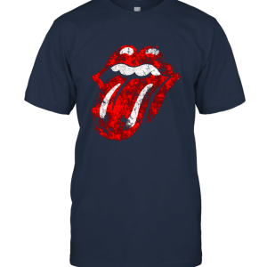 Rolling Stones  Distressed Tongue Juniors Unisex T-Shirt