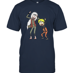 Rick and Morty Naruto and Jiraiya Mashup Naruto Shippuden Adult TShirt Unisex T-Shirt