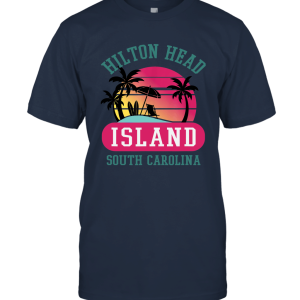 Retro Cool Hilton Head Island SC Beach Souvenir Tshirt Unisex T-Shirt