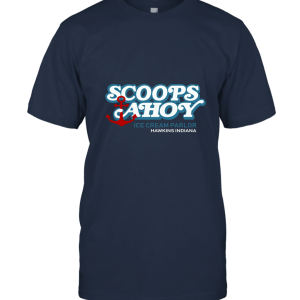 Scoops Ahoy Ice Cream navy Unisex T-Shirt