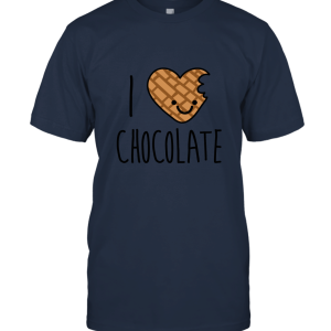 Scented Ink I Heart Chocolate Scratch and Sniff Candy Smelling Unisex T-Shirt
