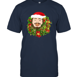 Santa Home Malone Christmas Limited Edition Ladies V Neck Unisex T-Shirt