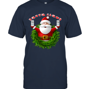 Santa Claws  Christmas Claw Drinking Party Unisex T-Shirt