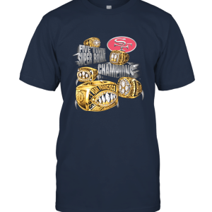 San Francisco 49ers 1995 Five Time Super Bowl Champions Vintage Unisex T-Shirt
