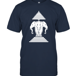 Sabaidee Erawan 3 Headed Elephant Lao Shirt Unisex T-Shirt