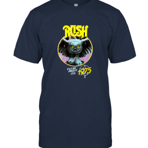 Rush Men's Fly by Night Live '75 Slim Unisex T-Shirt