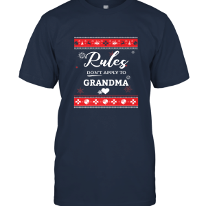 Rules Don't Apply To Grandma christmas gift t shirt Unisex T-Shirt