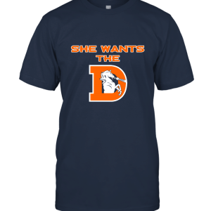 She Wants the Bronco' D V Neck DT Unisex T-Shirt