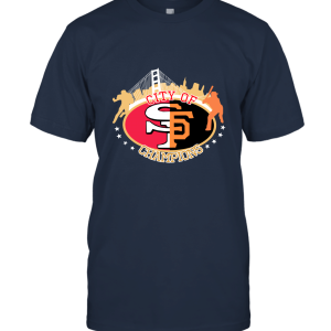 SF 49ers and Giants City of Champions Unisex T-Shirt