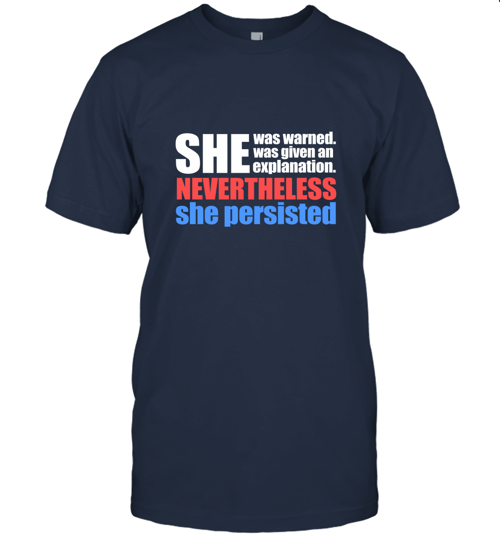 She persisted Unisex T-Shirt
