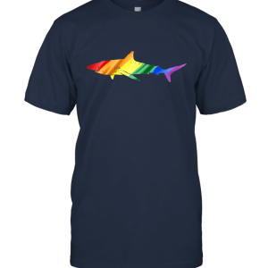 SHARK Rainbow Flag Unisex T-Shirt