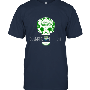 Seattle Sounders FC Black Dia de los Muertos Unisex T-Shirt