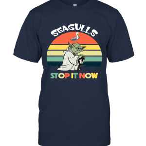 Seagulls Stop It Now Color Beach Unisex T-Shirt