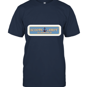 Scoops Ahoy Ice Cream Parlor 80's Retro Vintage Unisex T-Shirt