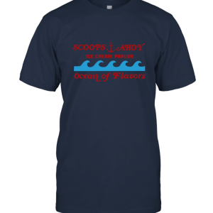 Scoops Ahoy Ice Cream Ocean Of Flavor Unisex T-Shirt