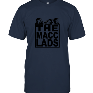 Vintage 1980s Punk Band The Macc Lads Rock Concert Unisex T-Shirt