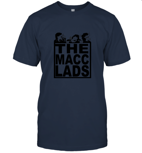 Vintage 1980s Punk Band The Macc Lads Rock Concert Unisex T-Shirt