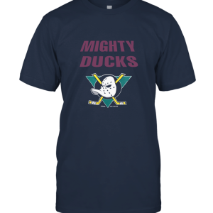 Vintage 90's Mighty Ducks Sweatshirt 1993 Big Logo Spellout Mighty Ducks Ice Hockey Team NHL Unisex T-Shirt