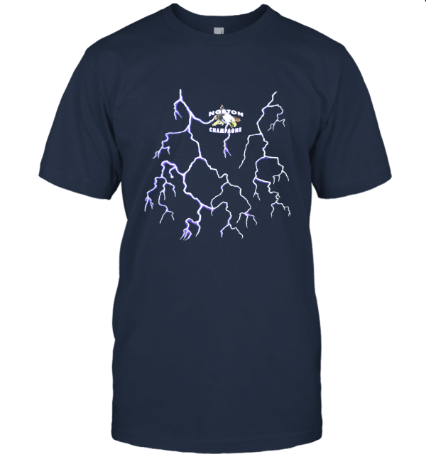 Vintage 90s feel the wind norton champagne  back Unisex T-Shirt