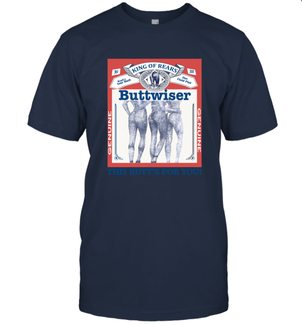 Vintage 90s Buttwiser King Of Rears Unisex T-Shirt