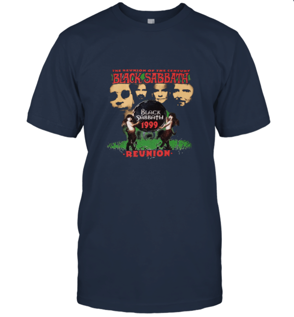 Vintage 90's Black Sabbath Reunion of the Century 1999 Tour Concert Band Unisex T-Shirt