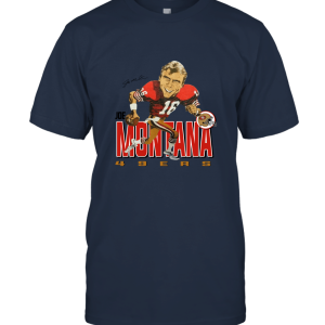 Vintage 80s SAN FRANCISCO 49ERS JOE MONTANA CARICATURE Unisex T-Shirt