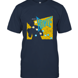 Vintage 80's David Bowie Lets Dance 1983 Concert Tour Unisex T-Shirt