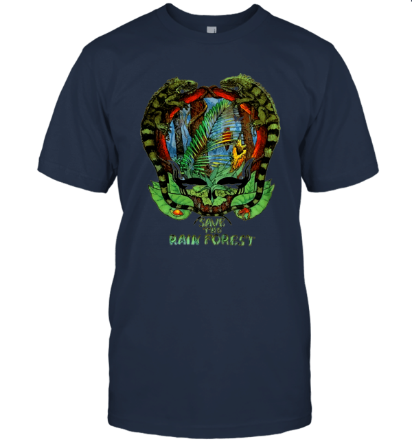 Vintage 80s 90s save the rain forest dead and company day reprint Unisex T-Shirt