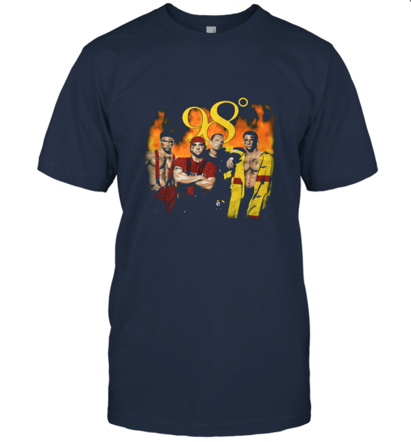 Very Rare Vintage 98 DEGREES  Heat It Up Tour Unisex T-Shirt