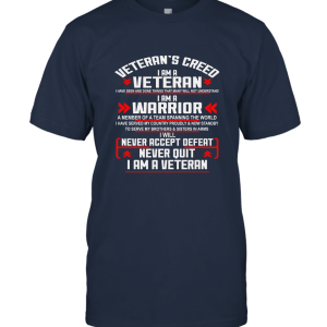 Veterans Warrior Veteran's Creed Unisex T-Shirt