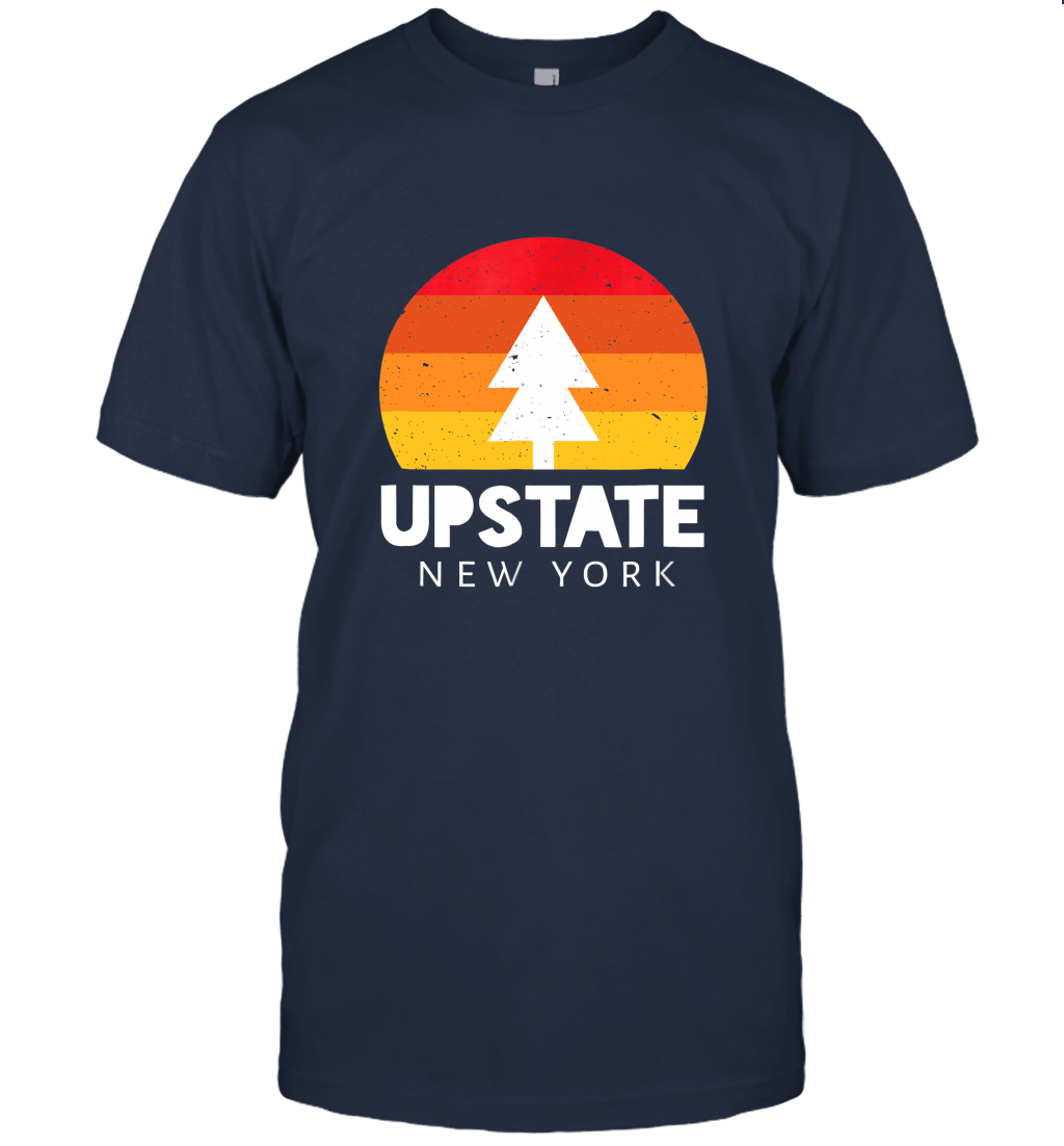 Upstate New York T Shirt Retro Vintage Sunset Unisex T-Shirt