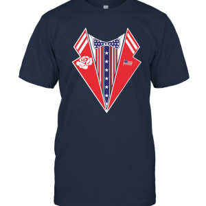 USA Tux Uncle Sam Tuxedo 4th of July Men's T Shirt Unisex T-Shirt