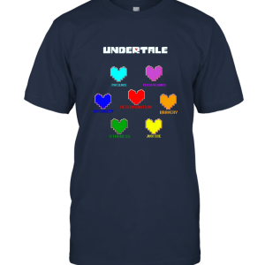 Undertale Colorful Hearts Unisex T-Shirt