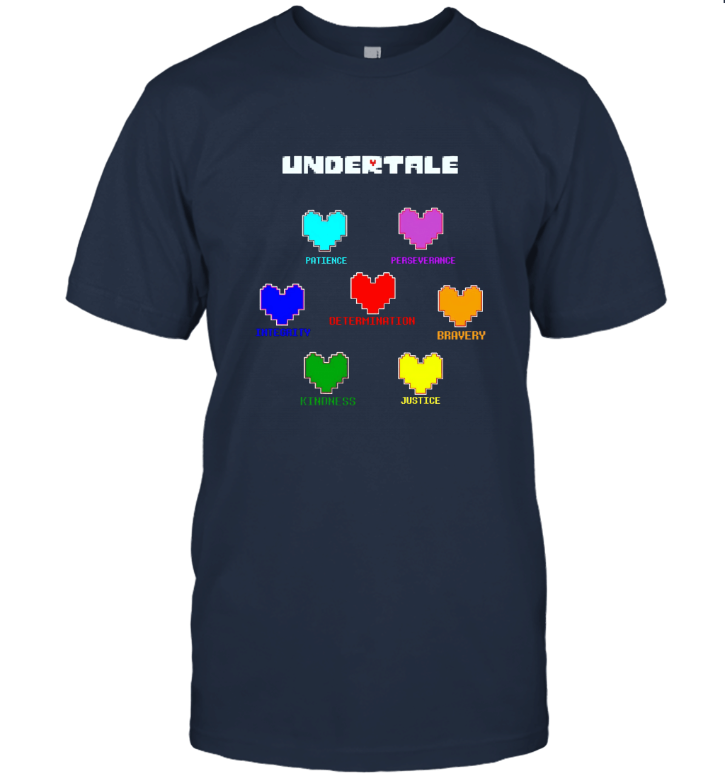 Undertale Colorful Hearts Unisex T-Shirt