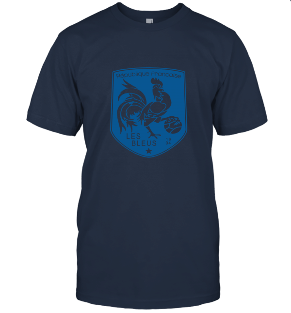 Ultras France Rooster Shield Soccer Unisex T-Shirt