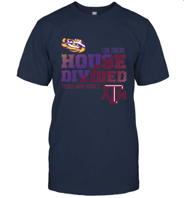 Unisex FanPrint LSU Vs Texas A Unisex T-Shirt