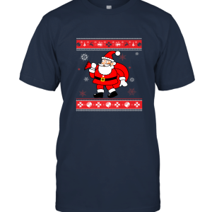 Ugly Christmas Gift Santa Merry Xmas T Shirt Unisex T-Shirt