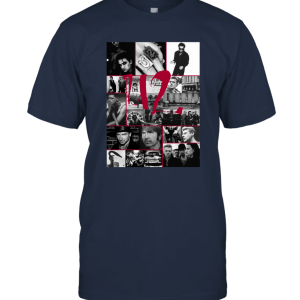 U2 Achtung Baby Bonk Alternative Rock Music Released 1991 Over Printed Design Band Unisex T-Shirt